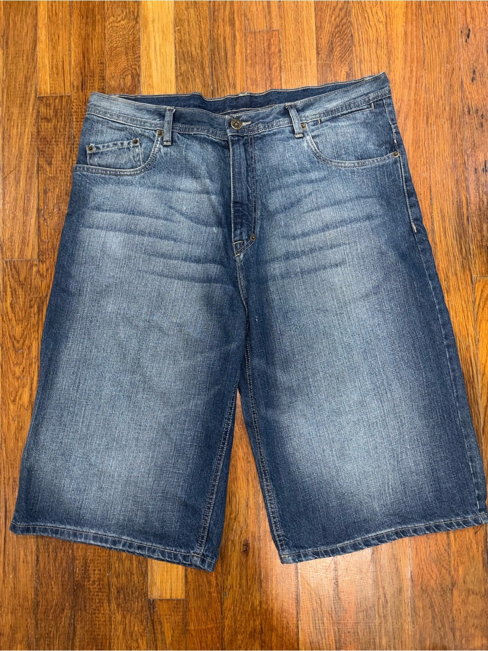 Men's Denim Shorts - Blue